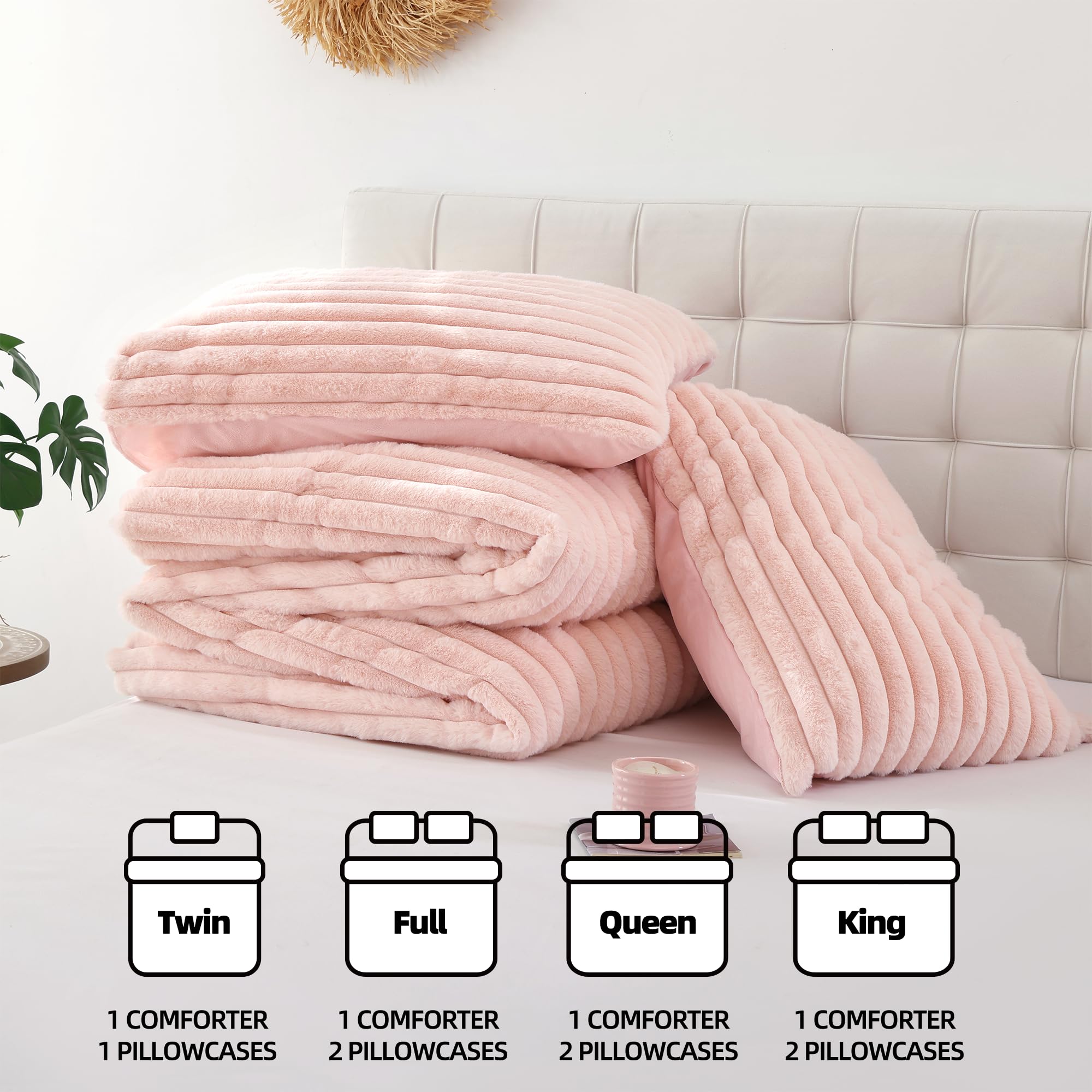 Smoofy neatly folded packaging of the three-piece set for gifting convenience