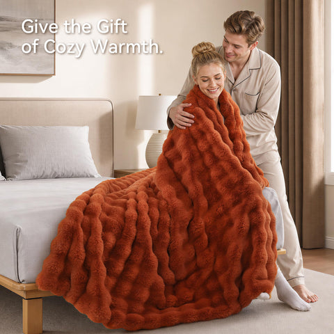 Smoofy throw in use by reader demonstrating comfort and relaxed lounging benefit