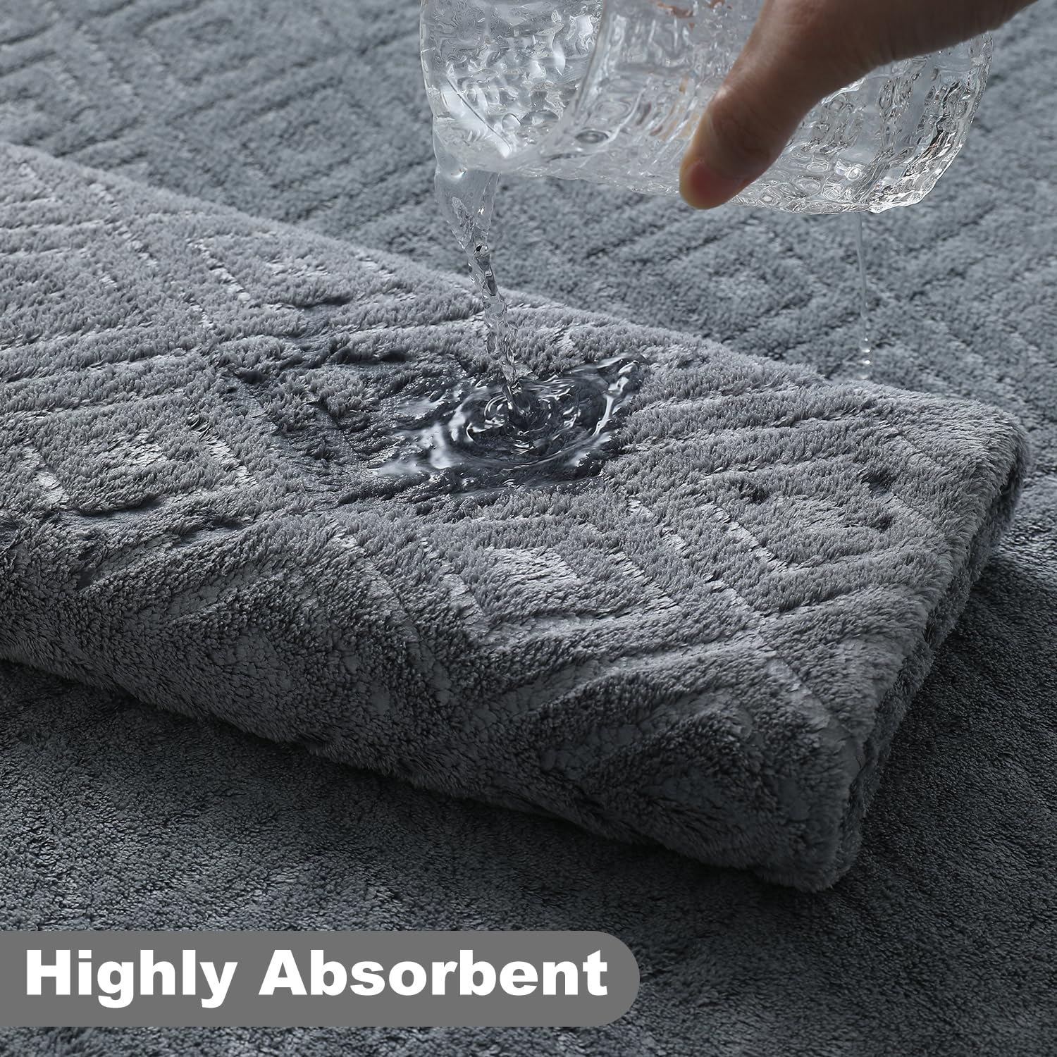 Smuge towels beside toiletries showing scale and practical sizing for home use