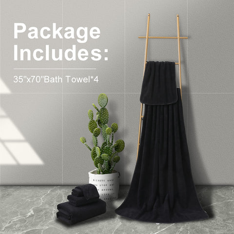 Smuge towel next to mannequin showing 35x70 inch scale for full coverage