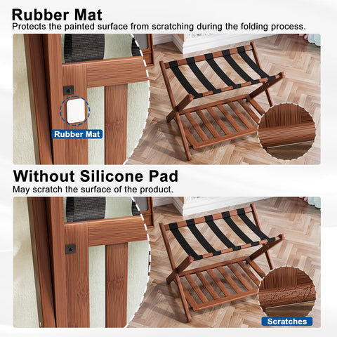 Smuxee folded rack stored under bed saving space and keeping room tidy