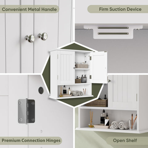 Smuxee side profile mounted over toilet to save floor space