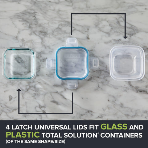 Snapware stacked containers saving cabinet space for better organization