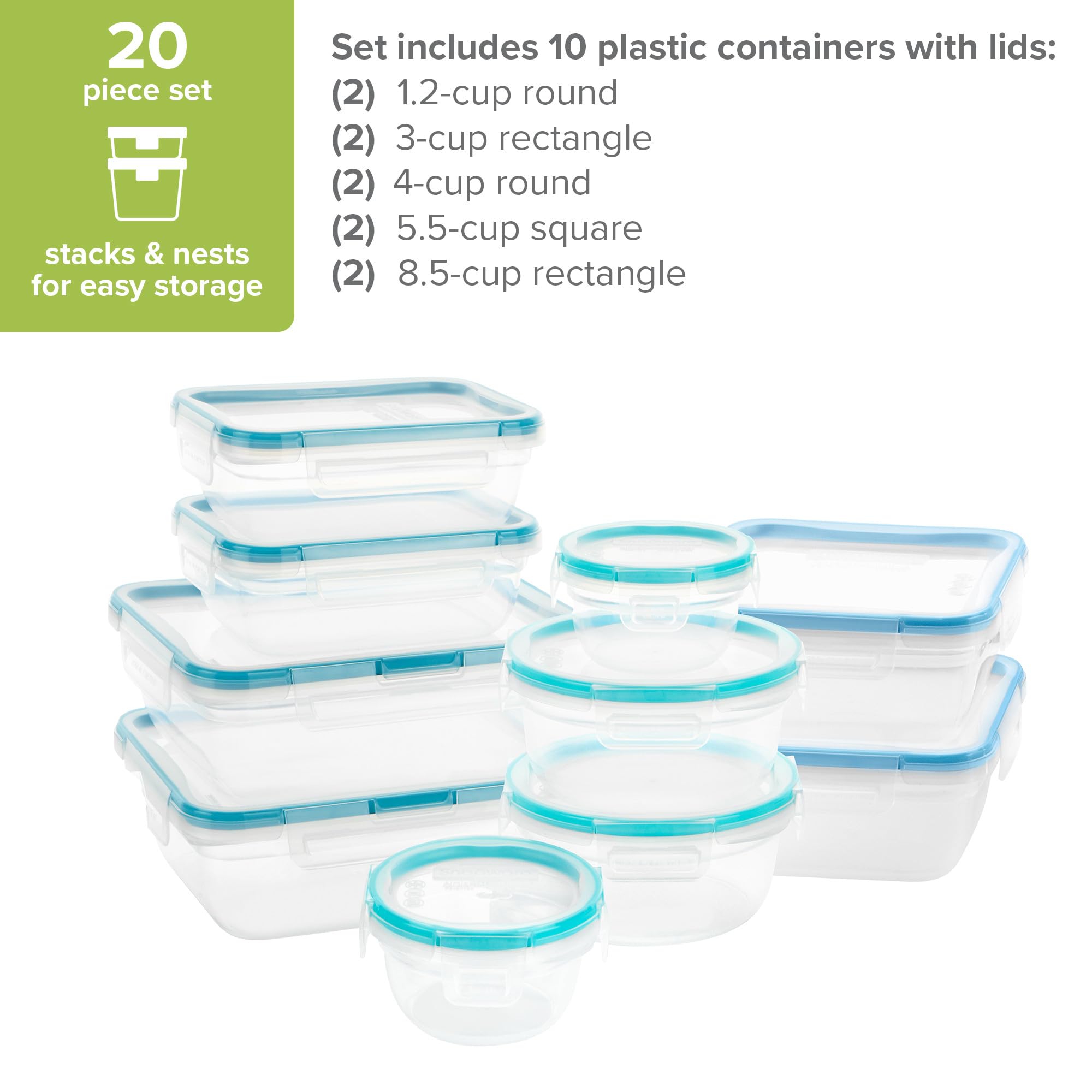Snapware containers in freezer preserving leftovers and long-term meal storage