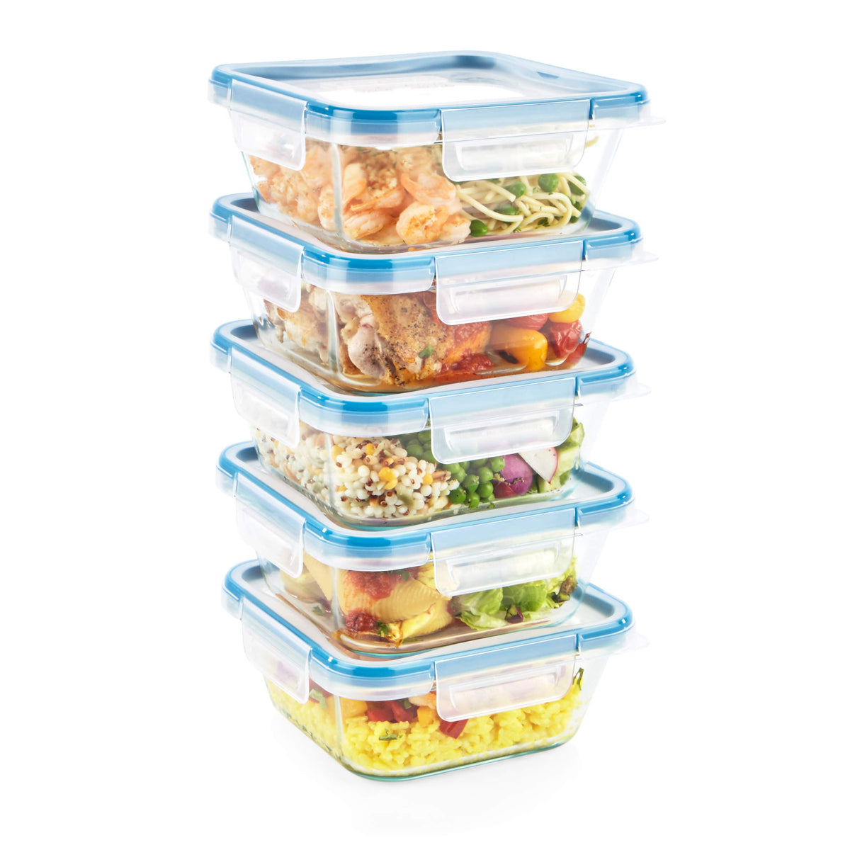 Snapware front packaging 4-cup set showing contents and benefits