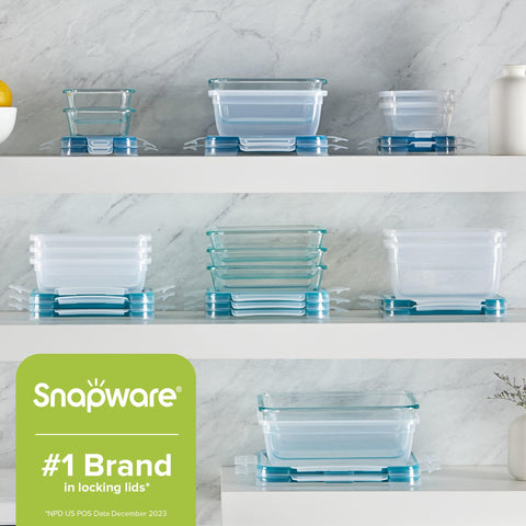 Snapware set in kitchen scene for portable lunches and meal-prep convenience