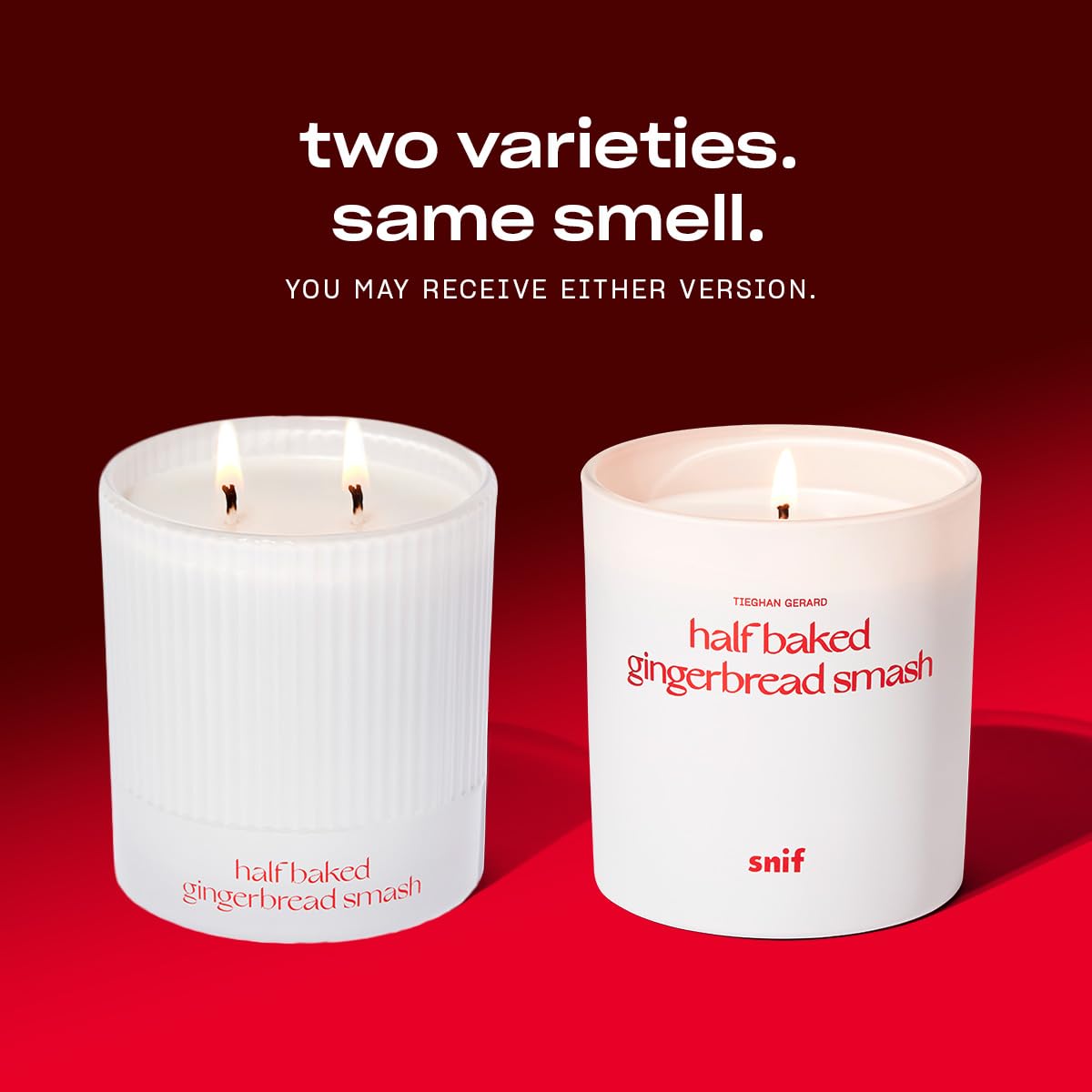 Snif candle wrapped as gift showing presentation and ready-for-giving convenience