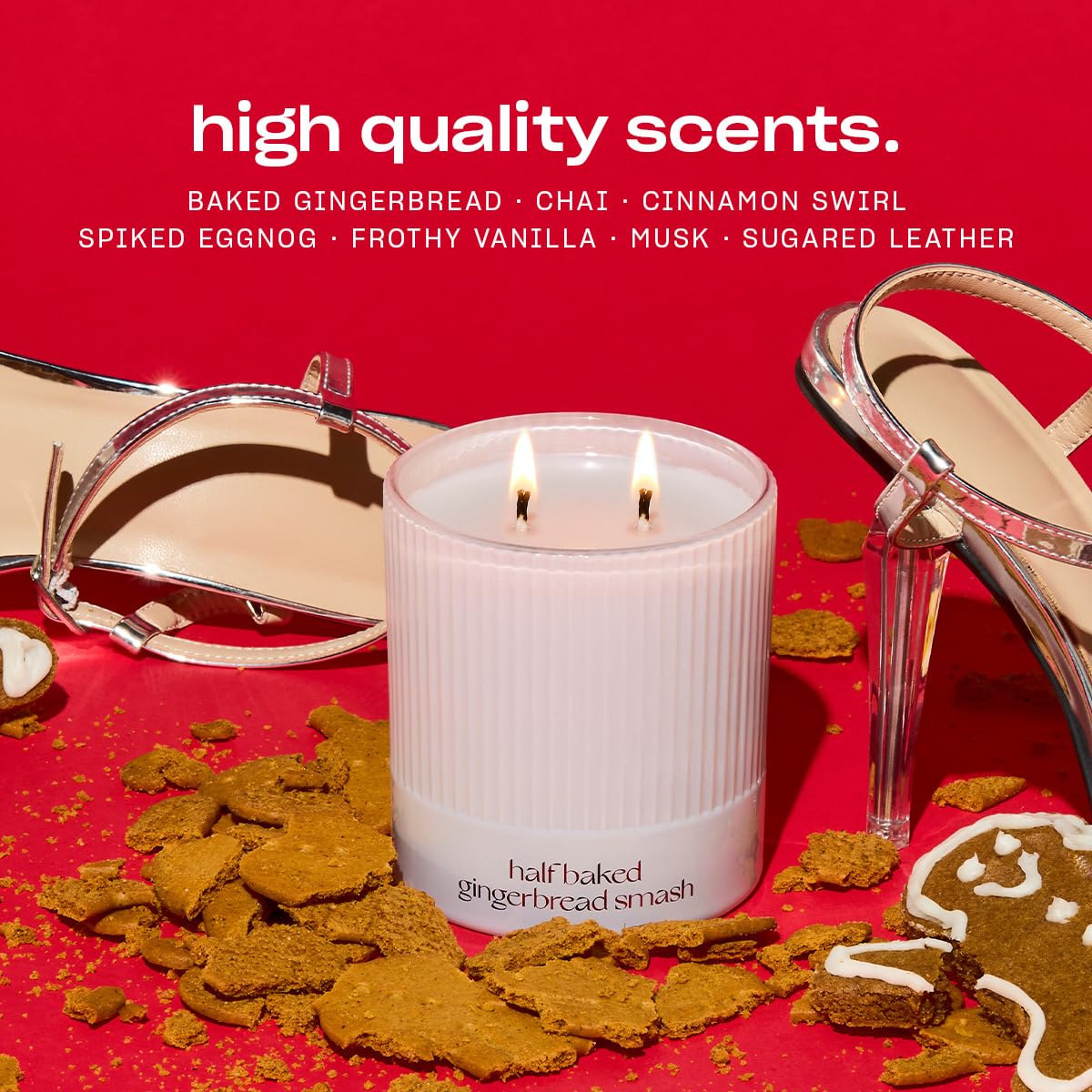 Snif candle with full melt pool producing strong scent throw and consistent burn
