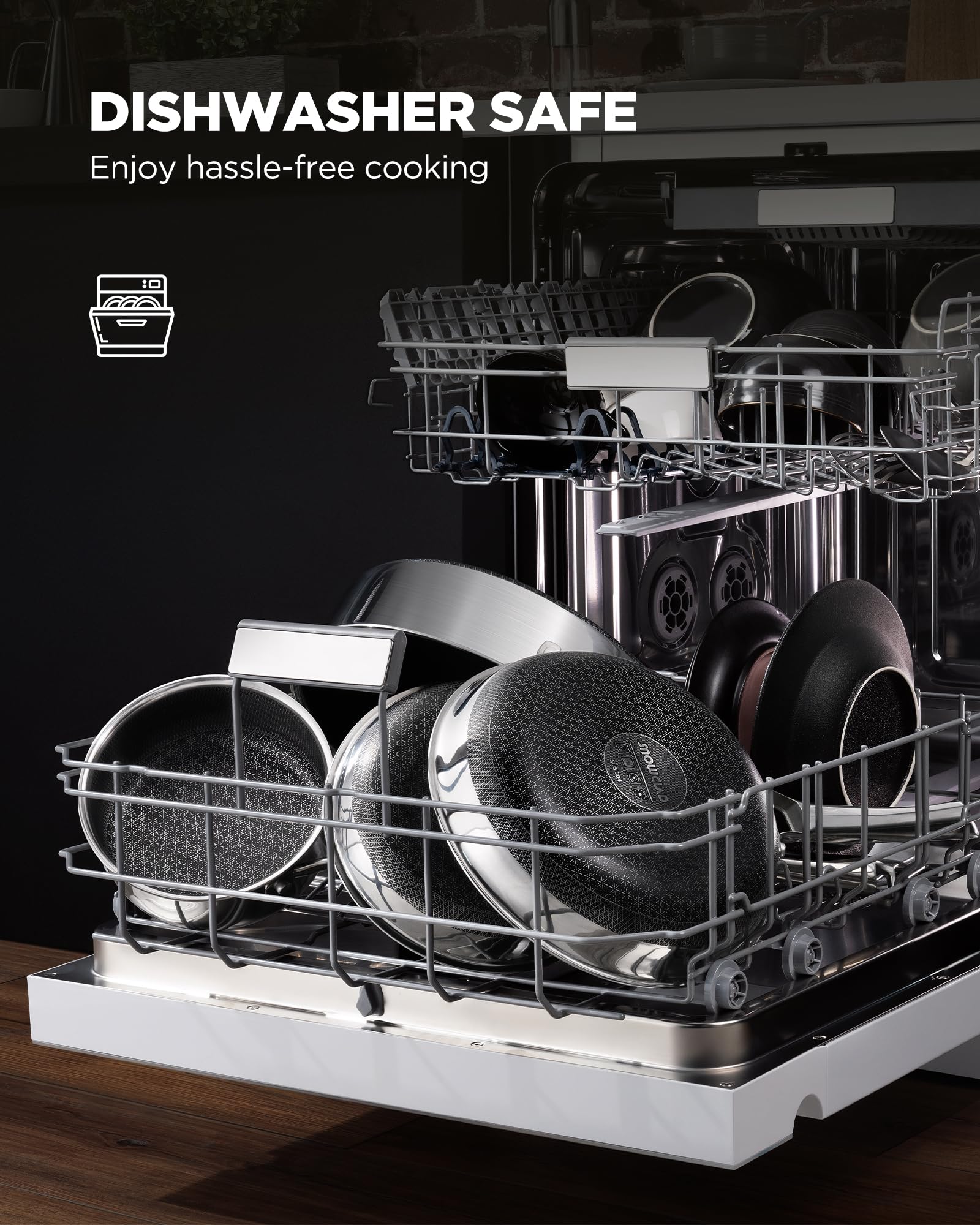 SNOWCLAD induction base underside with magnet showing compatibility with induction stoves benefit