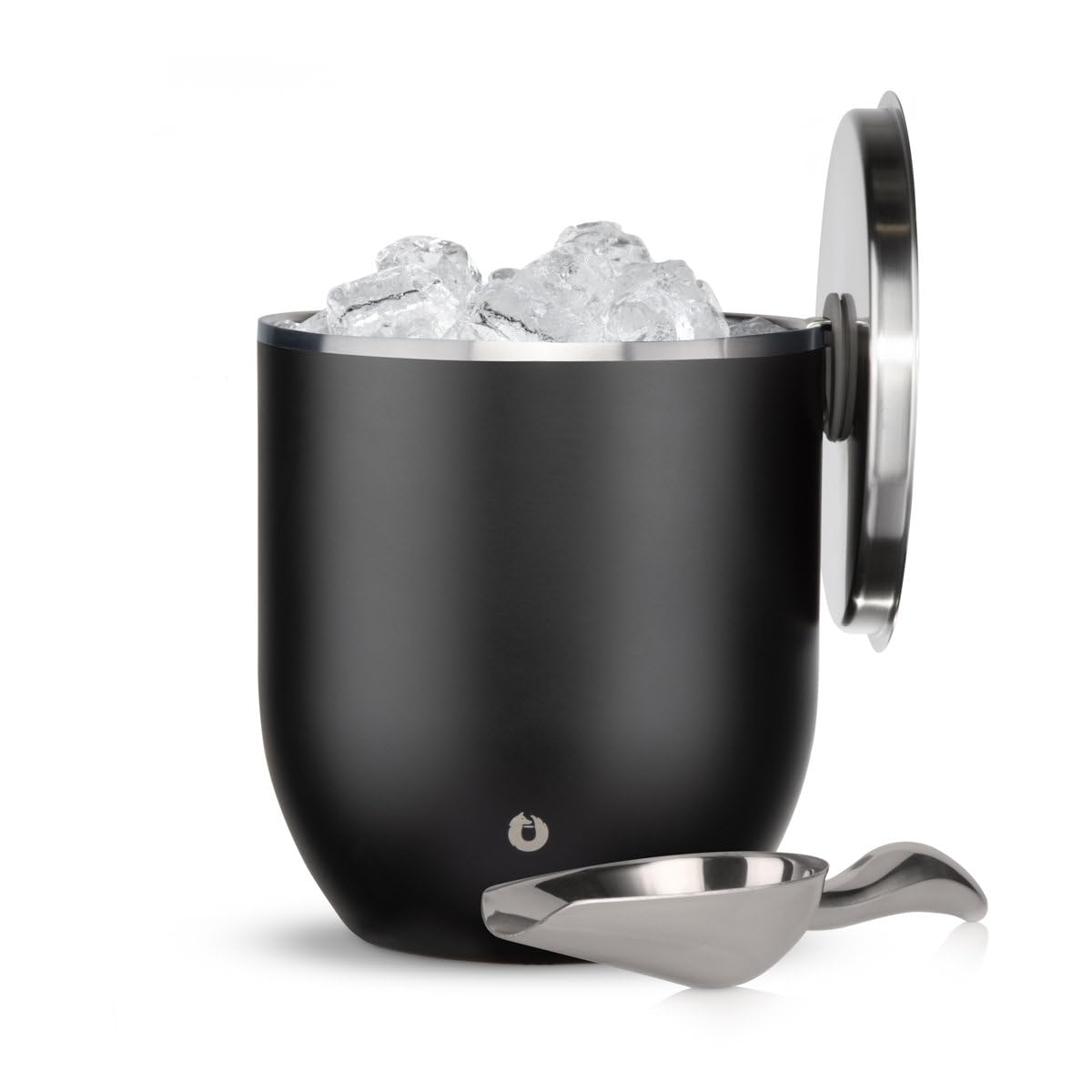 Snowfox Plus front view matte black showing elegant finish and chilled performance