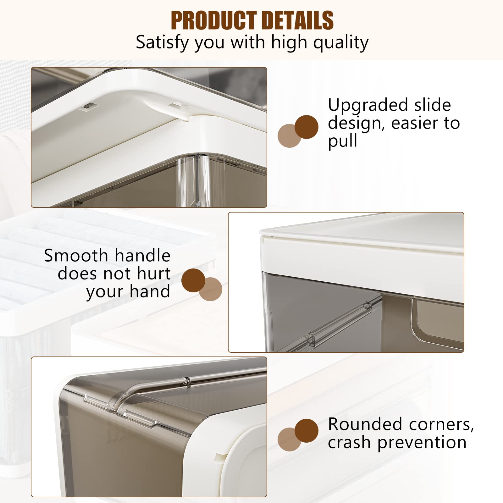 SNSLXH bin in car trunk with lid securing items for tidy transport