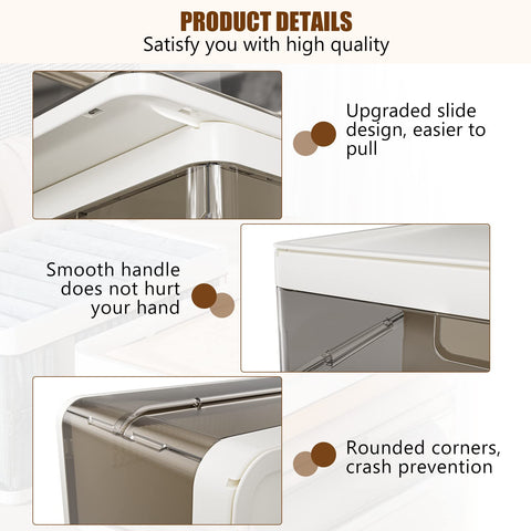 SNSLXH bin in car trunk with lid securing items for tidy transport