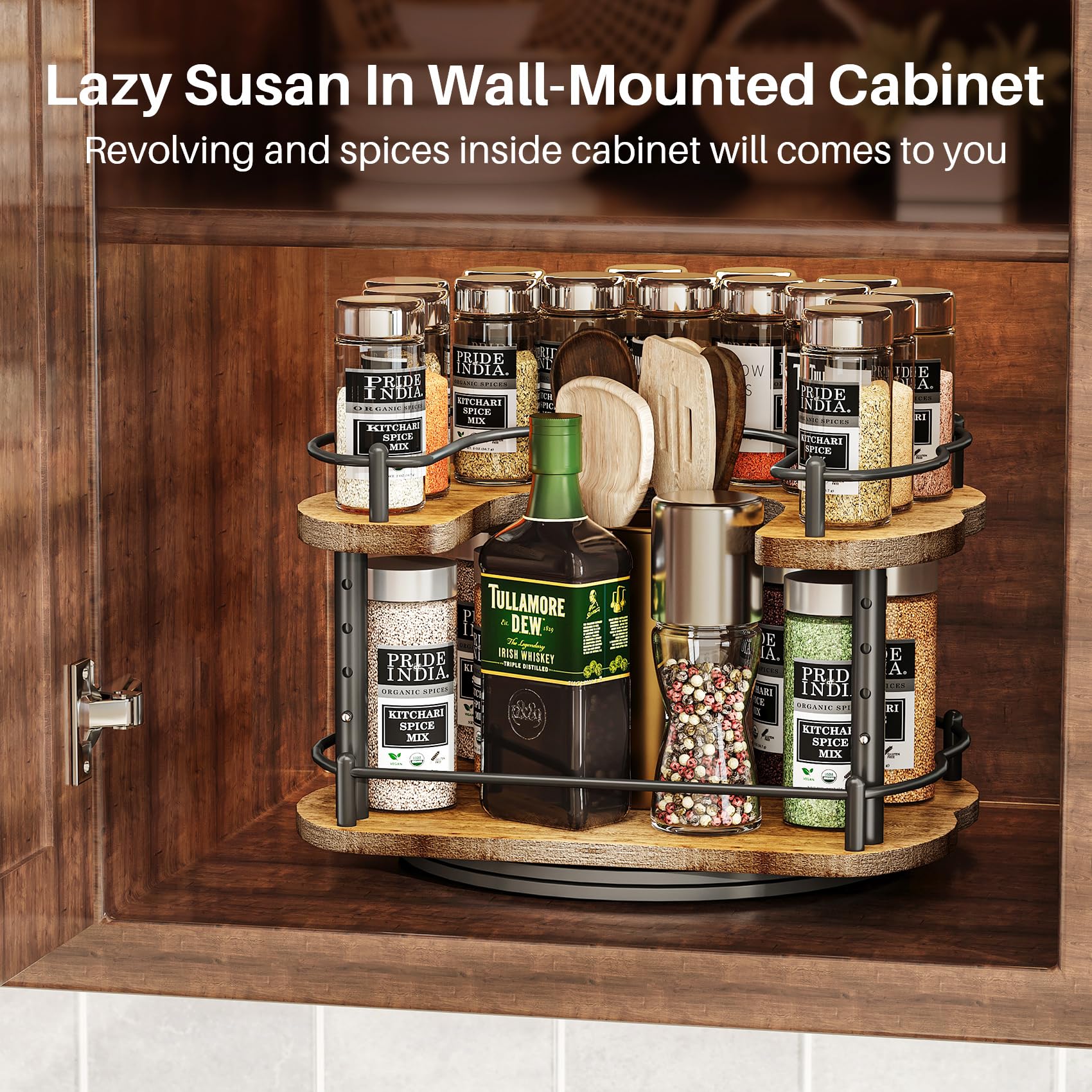 SNTD countertop near stove shows heat-resistant use and tidy storage
