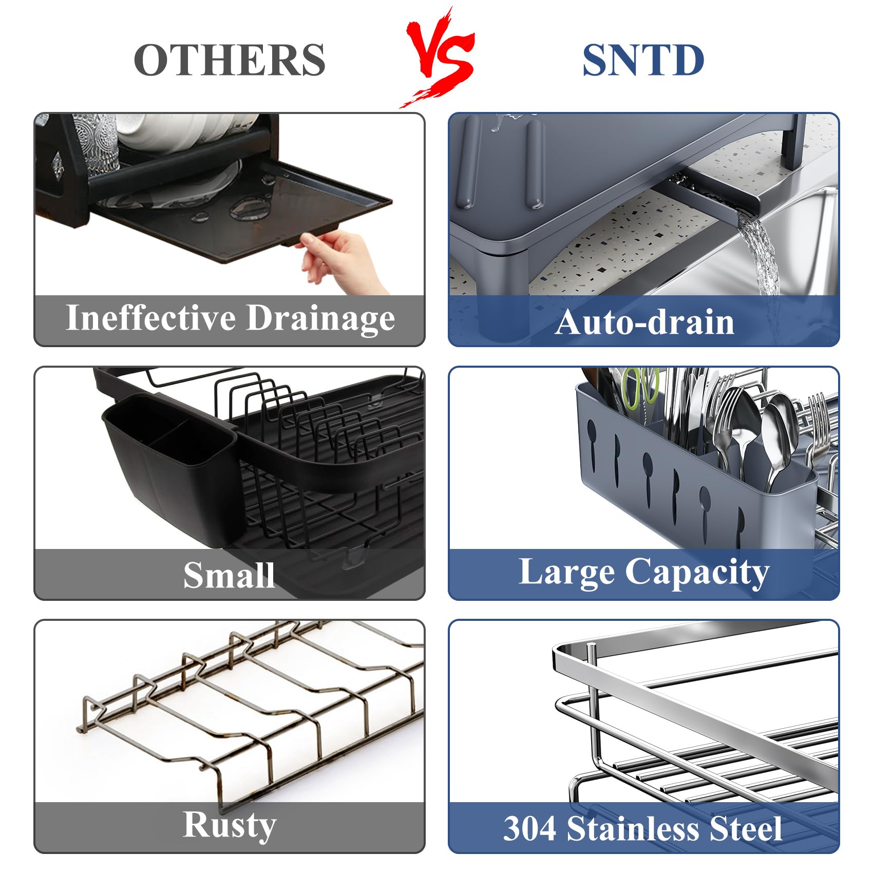 SNTD larger cutlery caddy closeup organizing forks spoons and knives efficiently