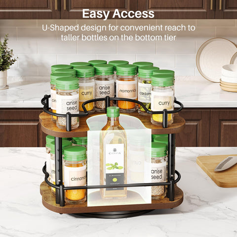 SNTD installed inside wall cabinet for easy access to spices