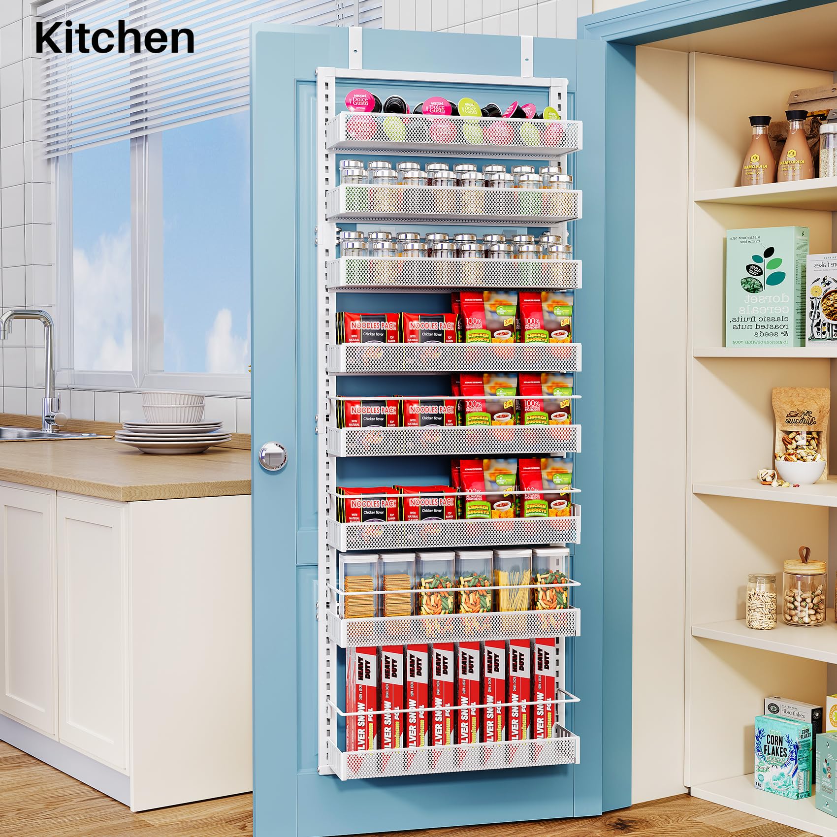 SNTD installed inside pantry demonstrating added organized storage