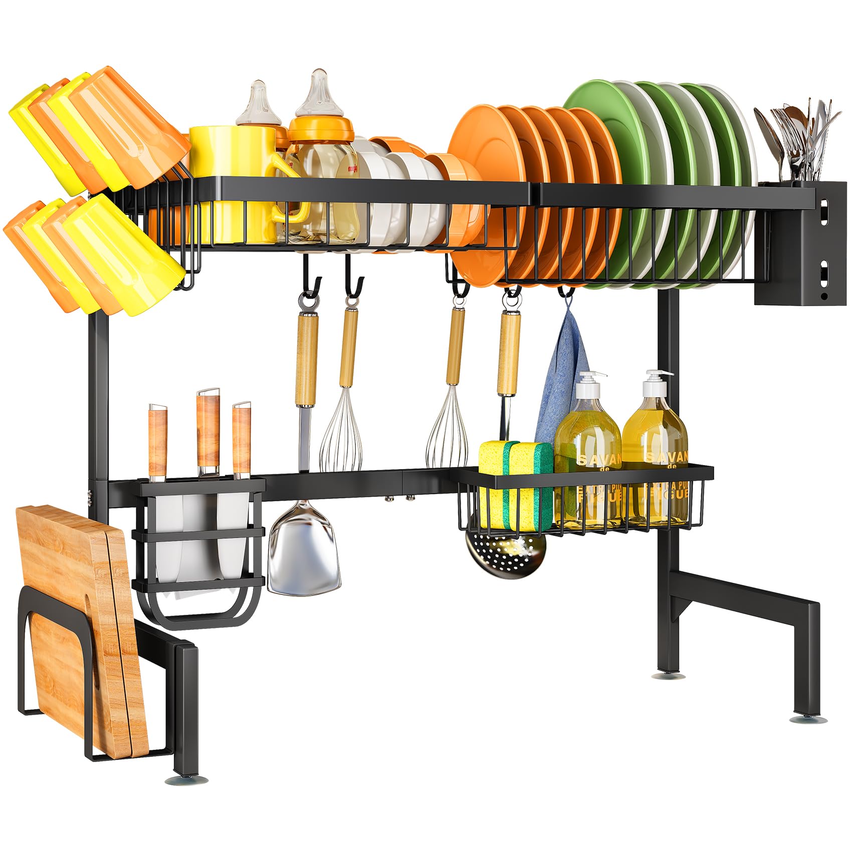 SNTD lifestyle kitchen setting showing organized counters and neat drying