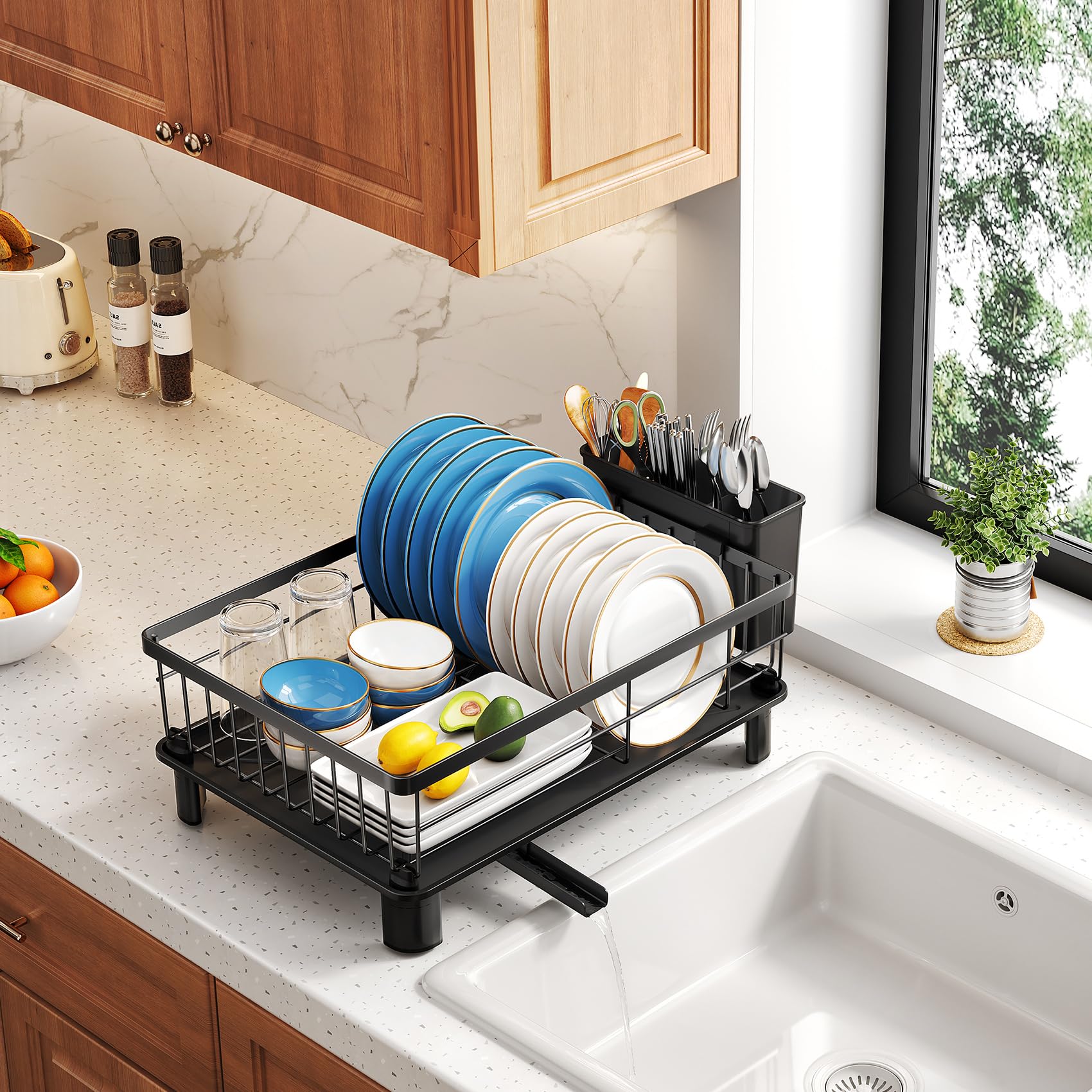 SNTD shown with plates for scale to illustrate capacity and fit