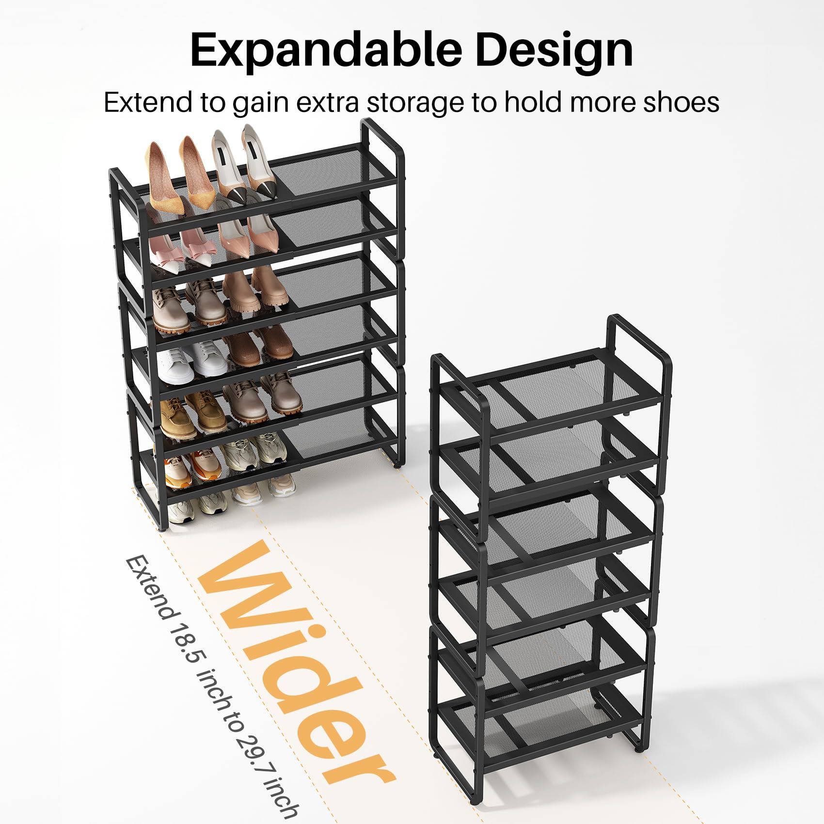 SNTD shoes on shelves shows mixed footwear organization benefit