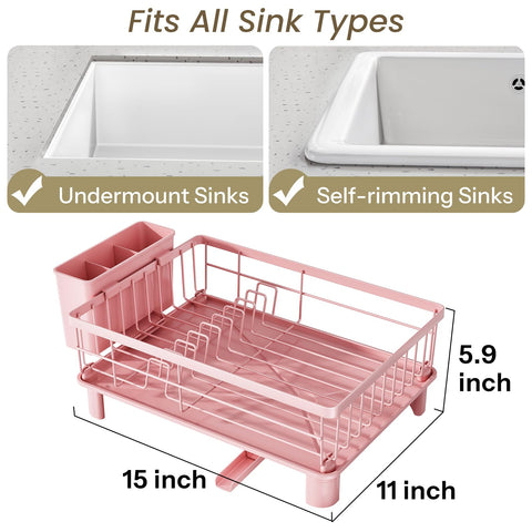 SNTD angled drainboard and spout channel water away, keeping counters dry