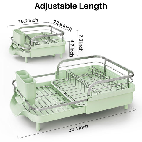 SNTD side profile extended to 22.1 inches demonstrating adjustable capacity