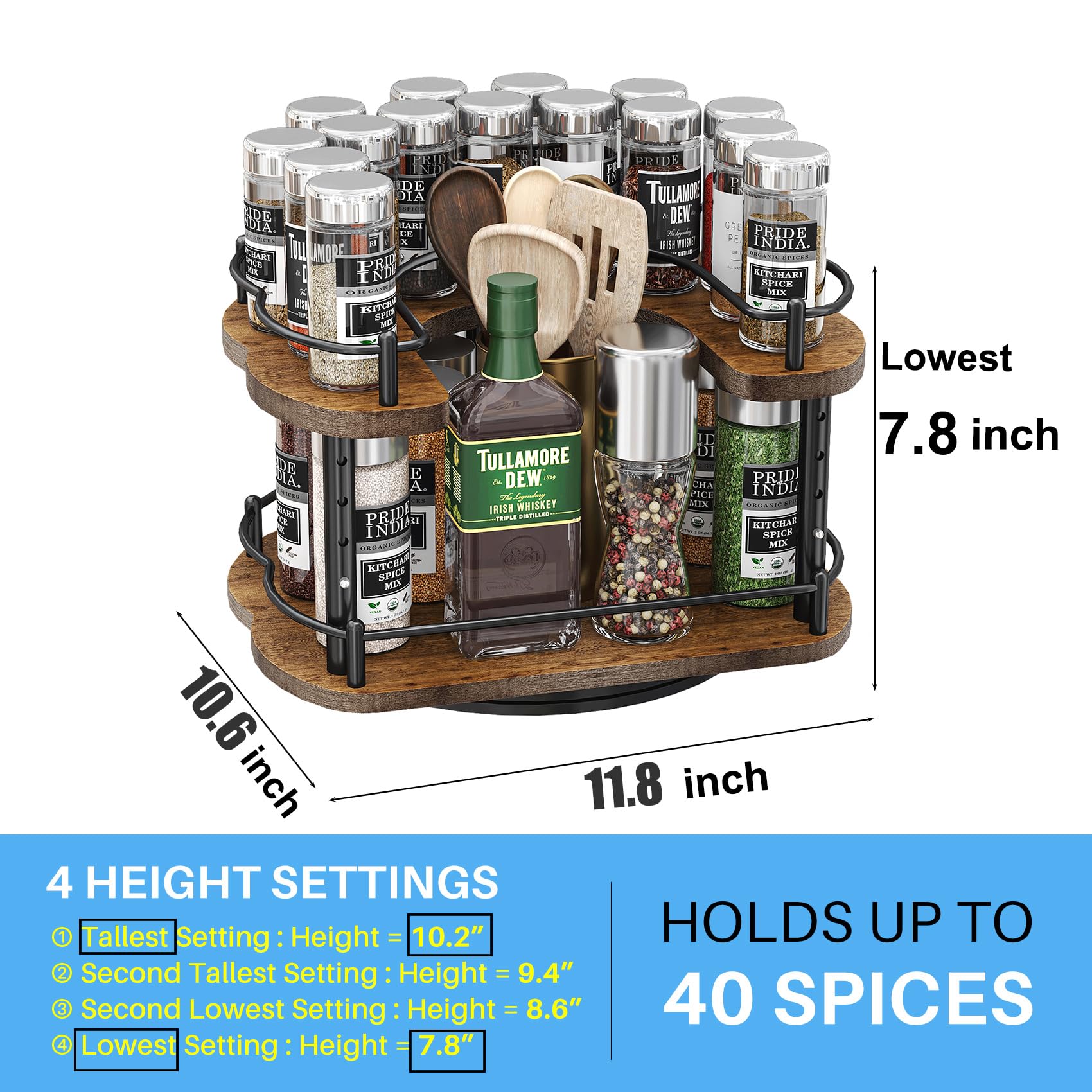 SNTD size scale with common jars illustrates capacity and real-world fit