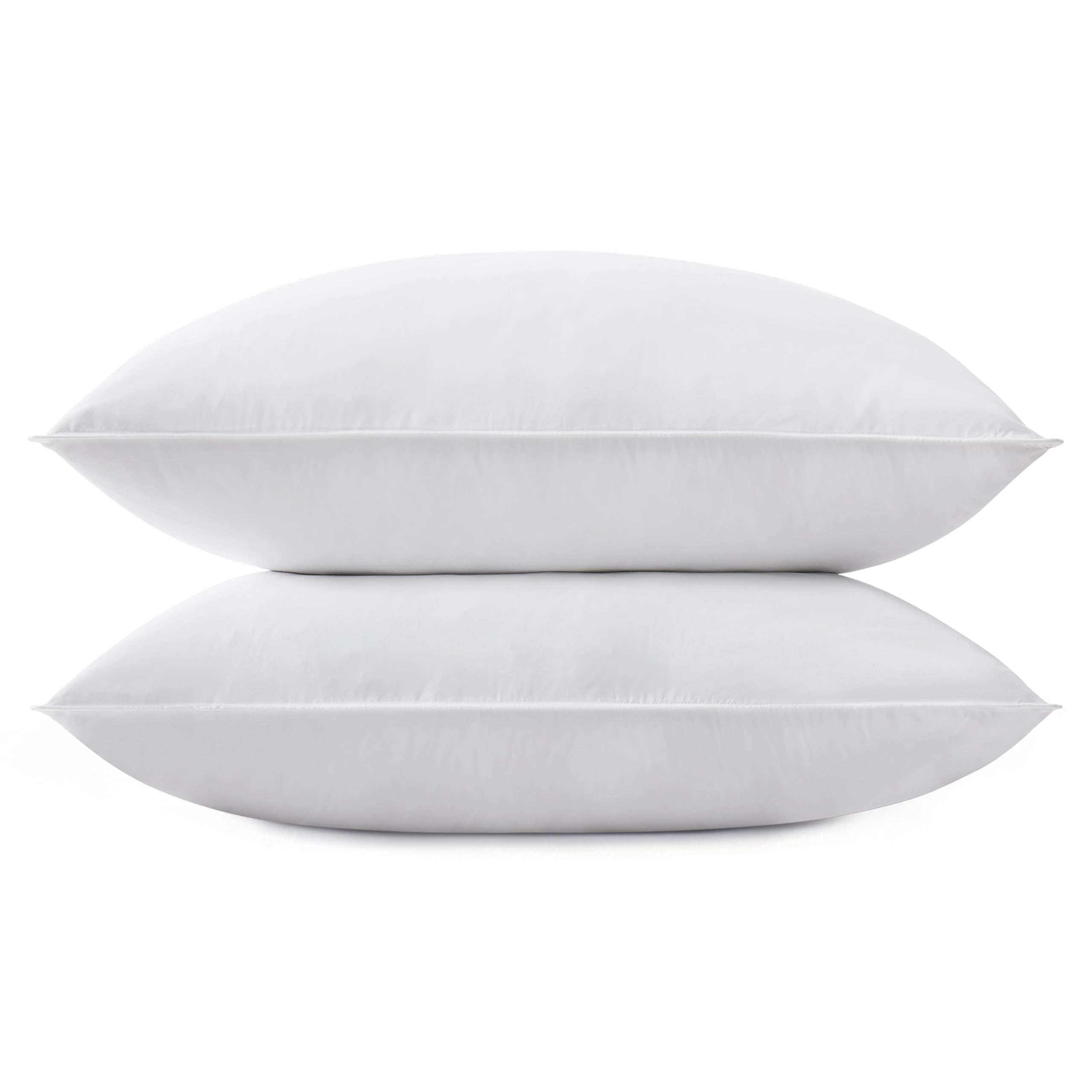 SNUG&COZY front packaging view showing two pillows and clear branding benefit durable comfort