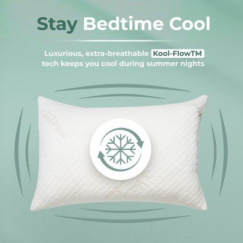 Snuggle-Pedic pillow supporting a side sleeper for neck alignment