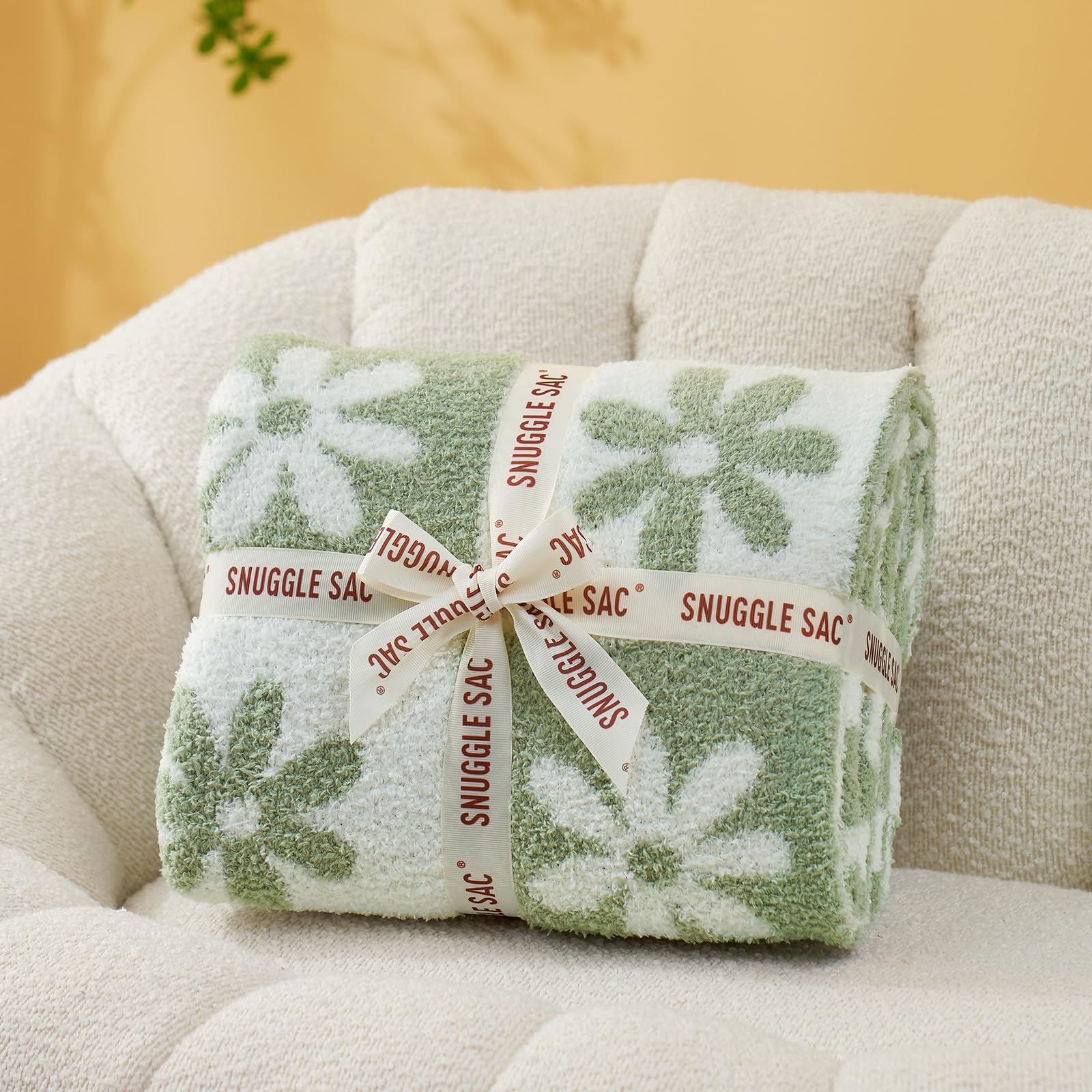 Snuggle Sac close-up microfiber texture highlighting plush softness
