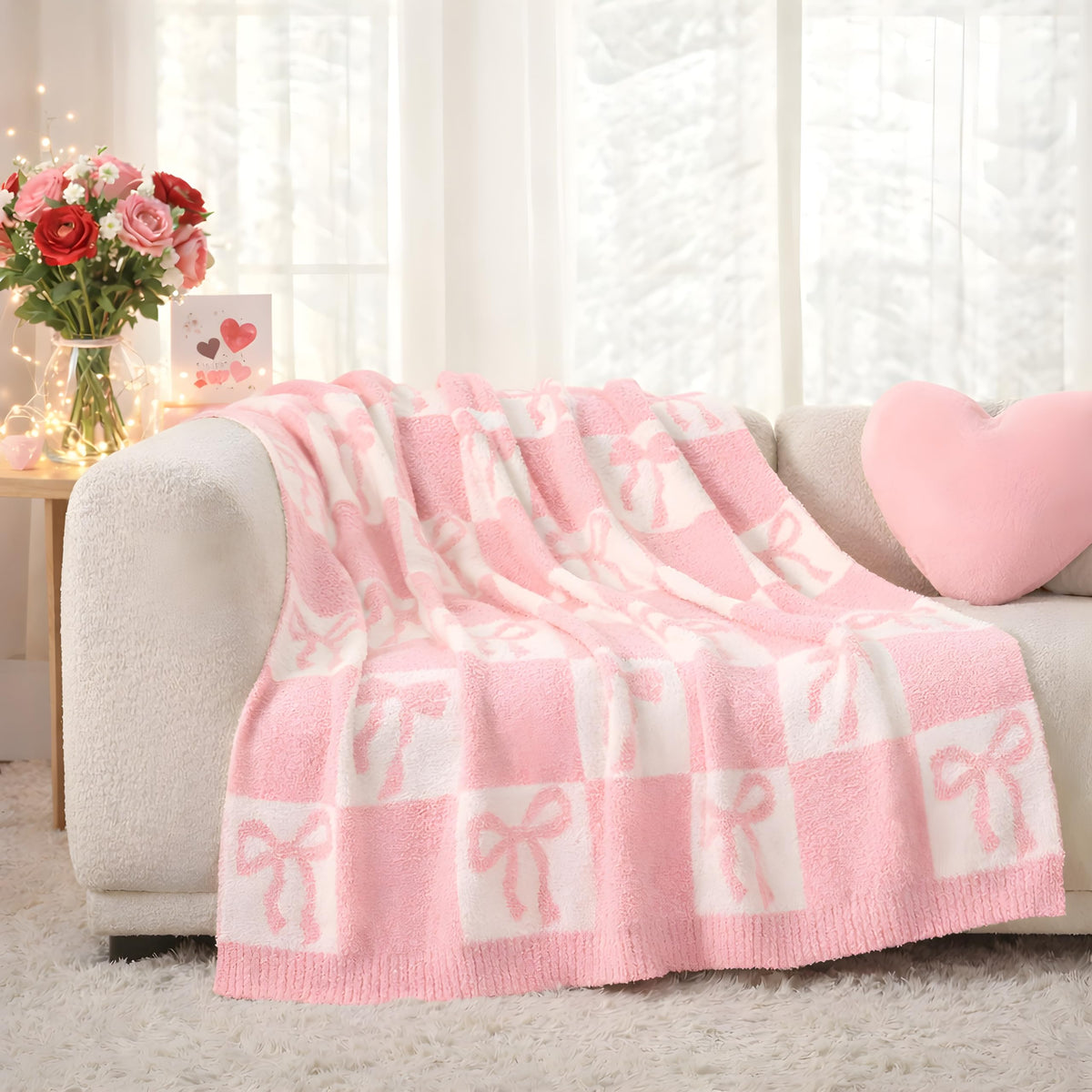 Snuggle Sac front packaging with bow showing gift-ready presentation