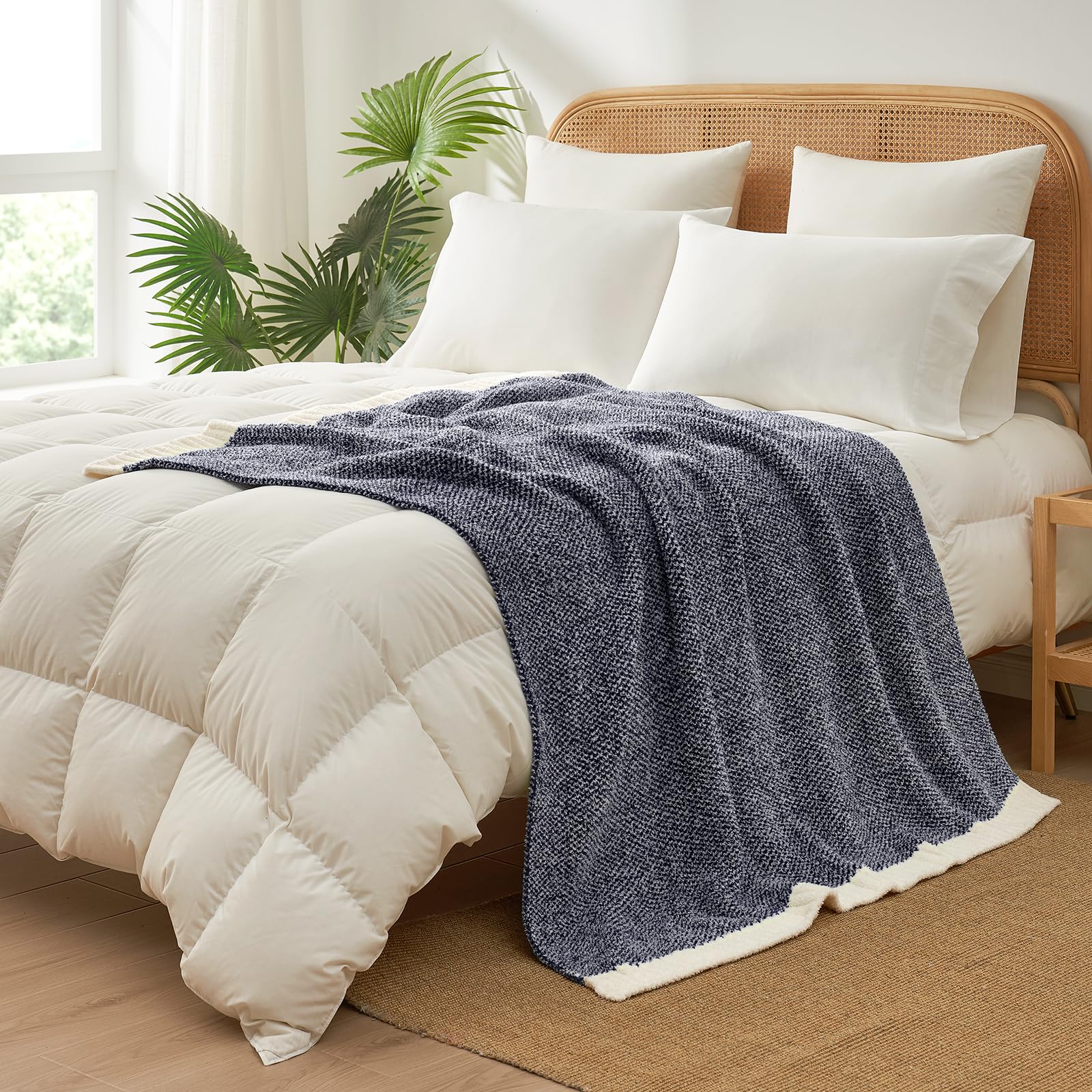 Snuggle Sac rolled blanket packed for travel showing portability and easy packing benefit