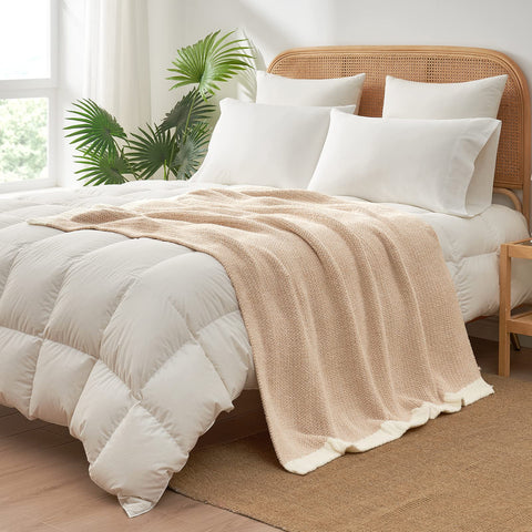 Snuggle Sac in-use image of reading with throw providing relaxed, portable coziness