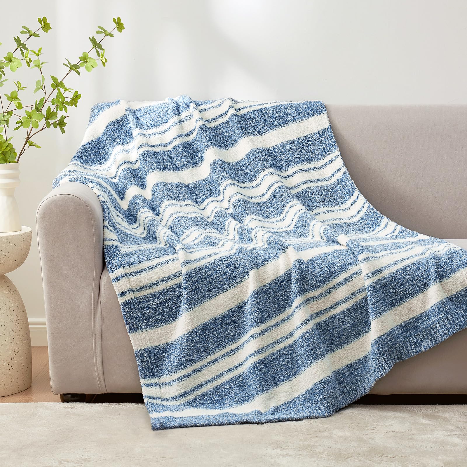 Snuggle Sac close-up knit texture highlighting soft microfiber and cloud-like comfort