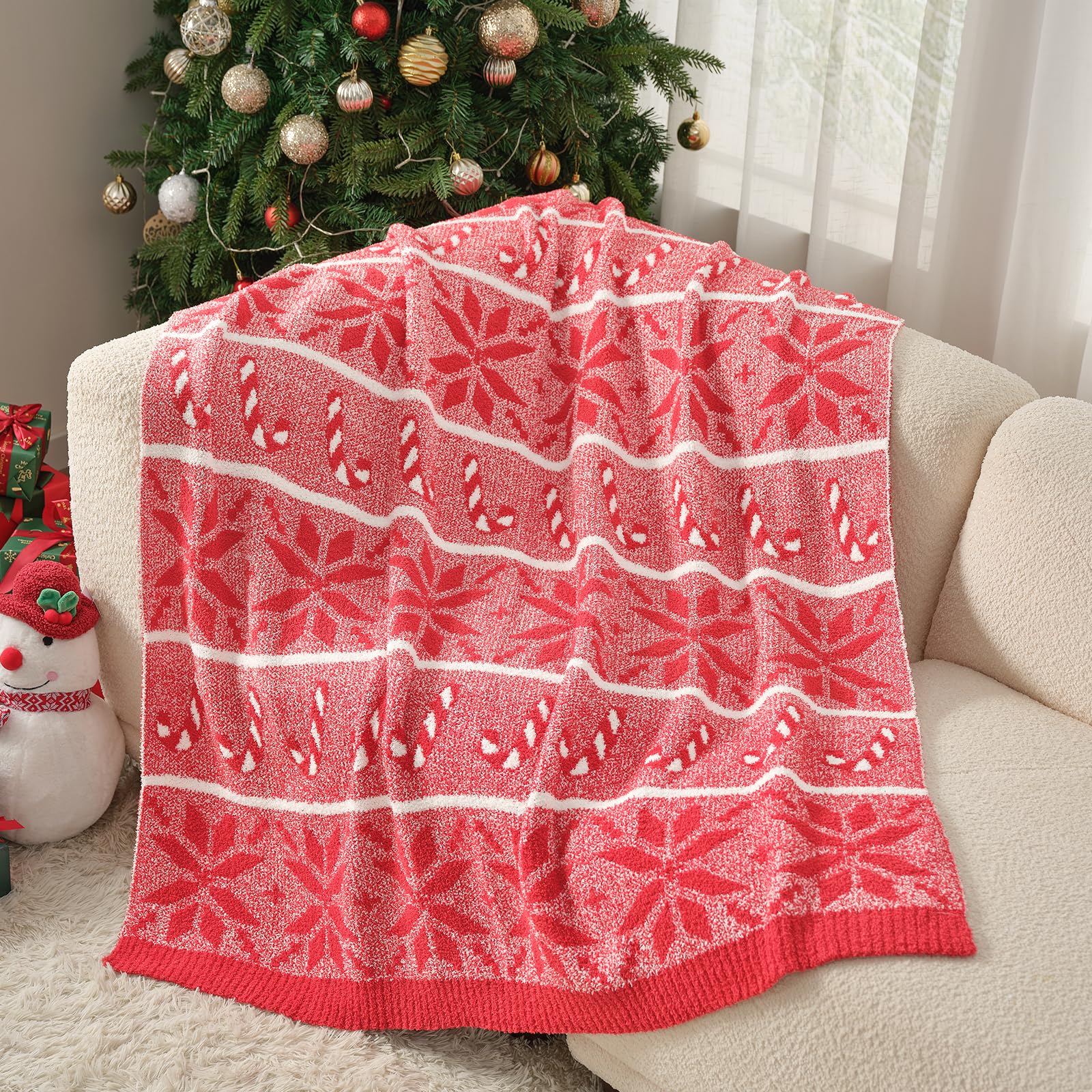Snuggle Sac close-up of knitted microfiber texture illustrating plush comfort