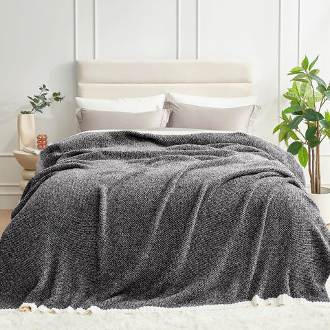 Snuggle Sac used while reading by lamp adding comfortable ambiance