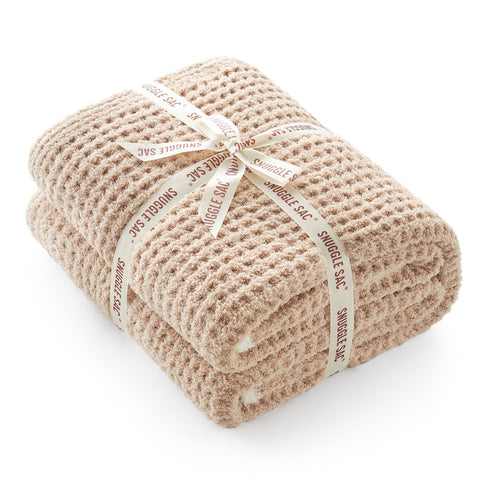 Snuggle Sac packaged with bow ribbon showing gift-ready presentation advantage