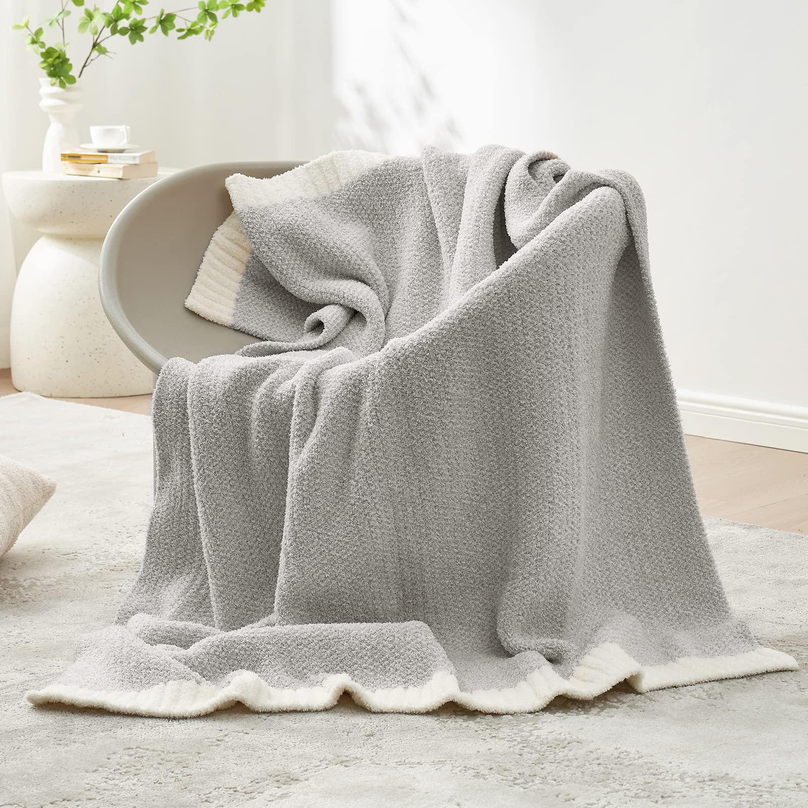 Snuggle Sac reversible side view highlighting two-tone heather benefit