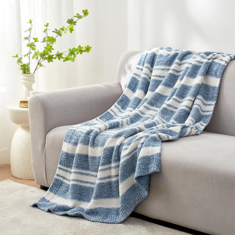 Snuggle Sac on chair with ruler for size comparison and single-person coverage clarity