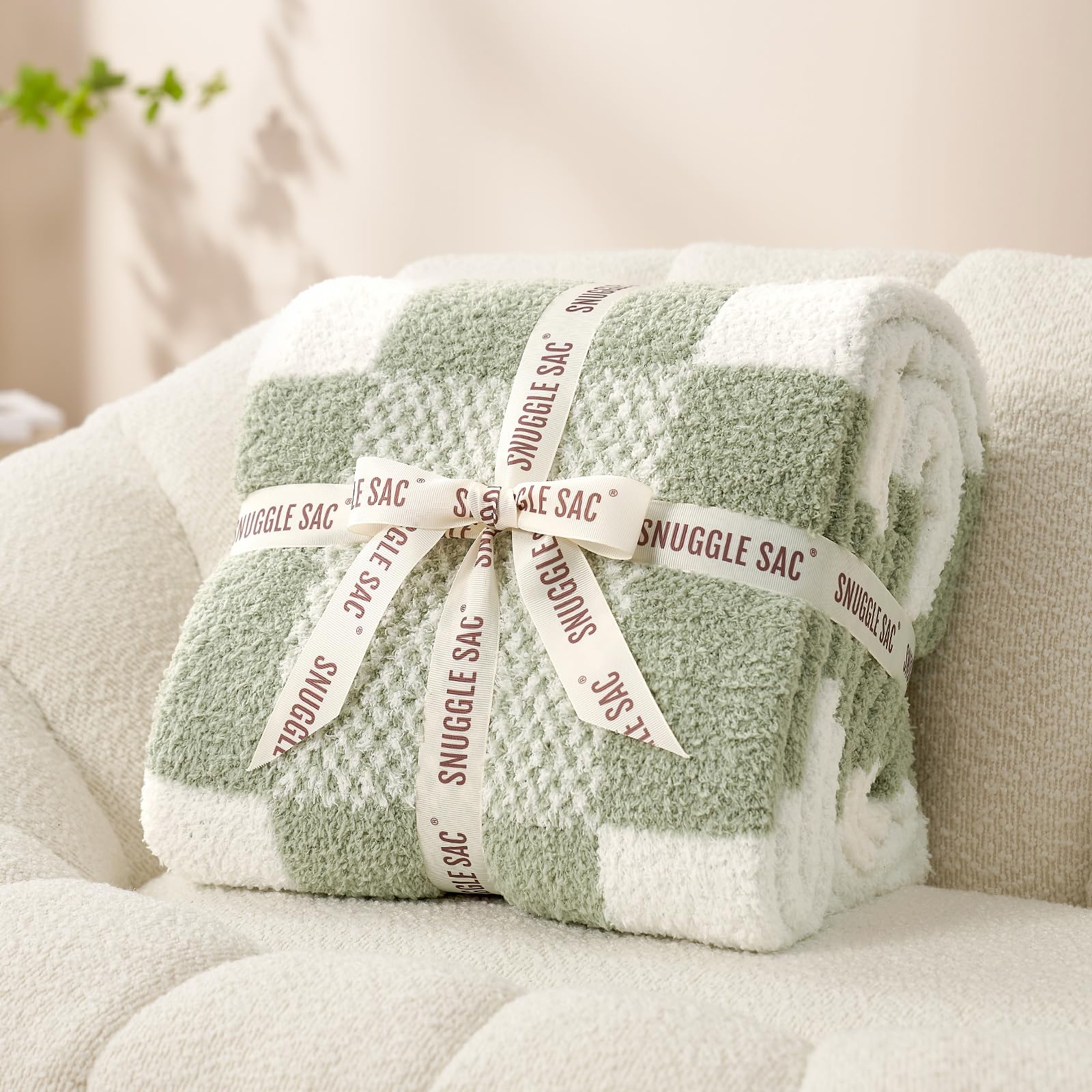 Snuggle Sac close-up of microfiber texture highlighting plush comfort