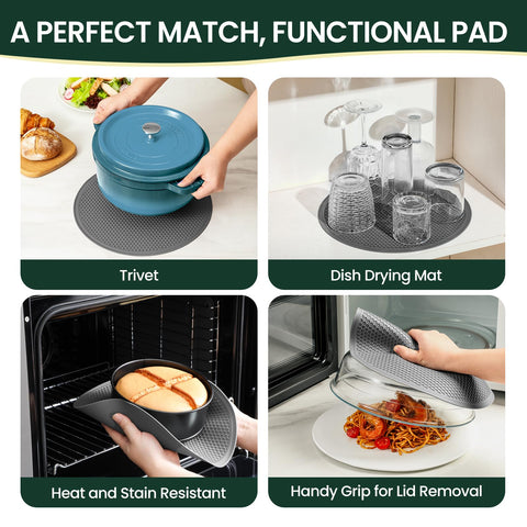 Snuvid cover placed over bowl in microwave for safer reheating