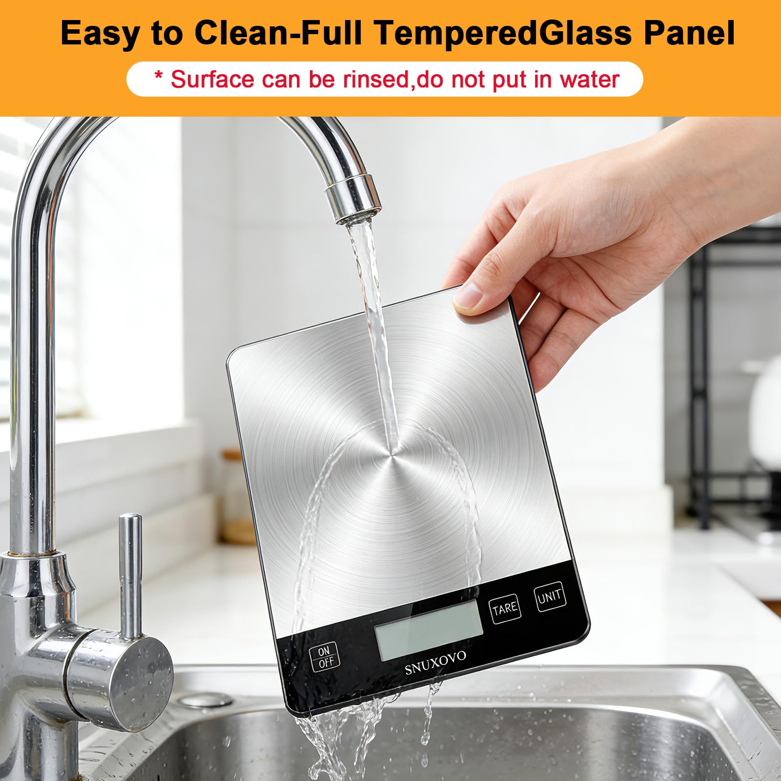 SNUXOVO on kitchen counter in lifestyle scene for practical everyday use