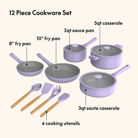 So Yummy by bella wood and silicone utensils close-up protecting nonstick benefit