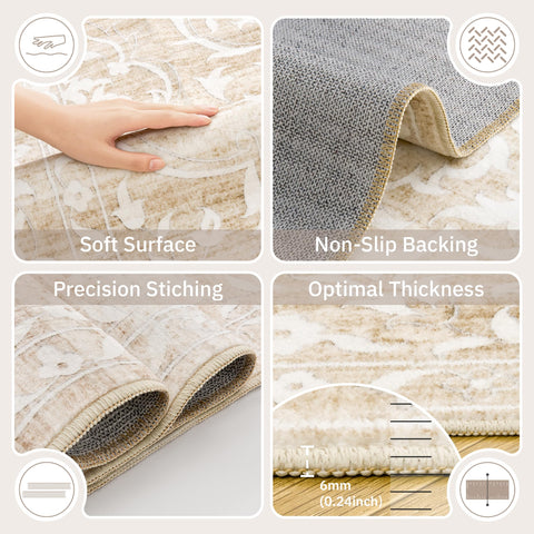 Soalmost kids playroom with rug showing cushioned surface for safe play