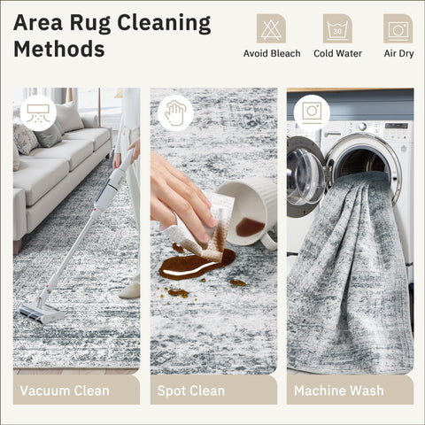 Soalmost depiction of machine washability for easy home cleaning