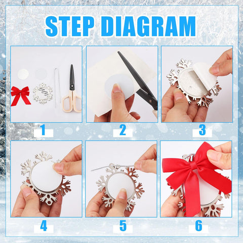 Soaoo double-sided ornament with two photos displayed for personalized decor appeal
