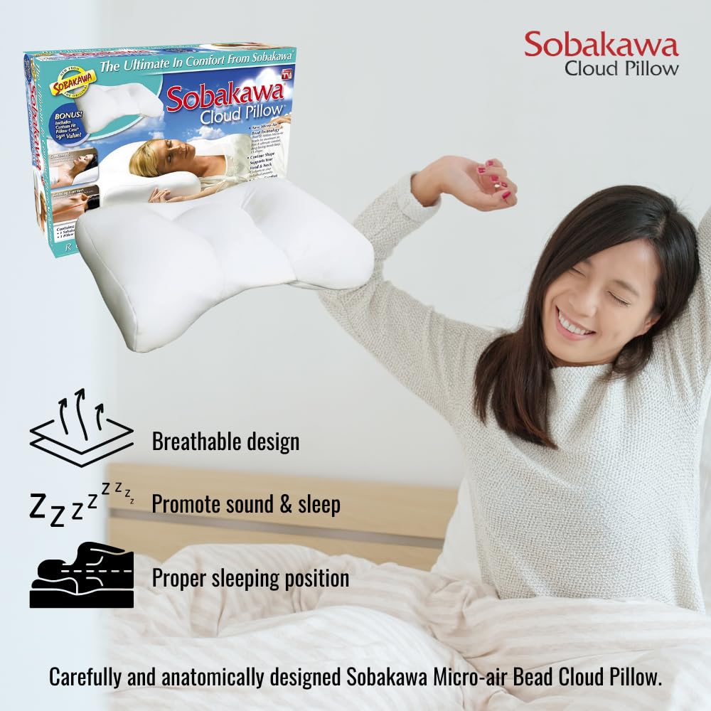 Sobakawa close-up of contour edge highlighting ergonomic head cradle
