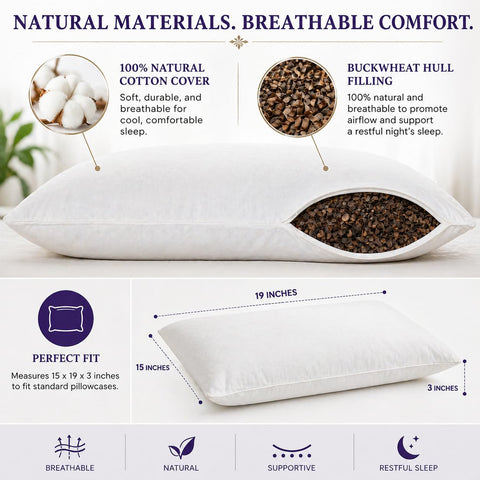 sobakawa pillow in use by side sleeper demonstrating neck support and pressure relief