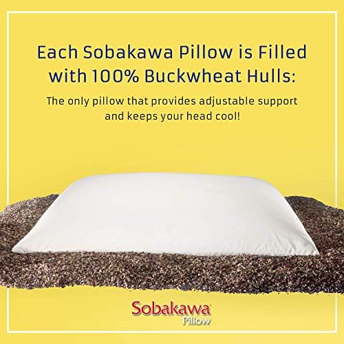 sobakawa pillow next to suitcase illustrating travel-friendly size and customizable loft