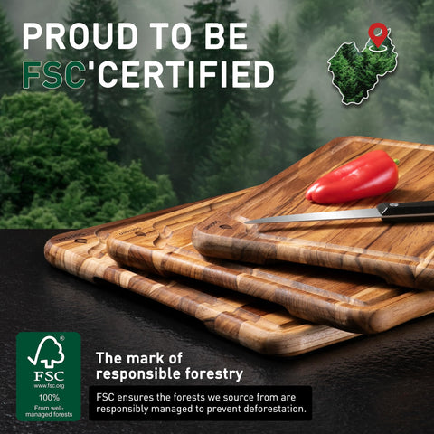 Socisen FSC certification label on packaging indicating sustainable sourcing