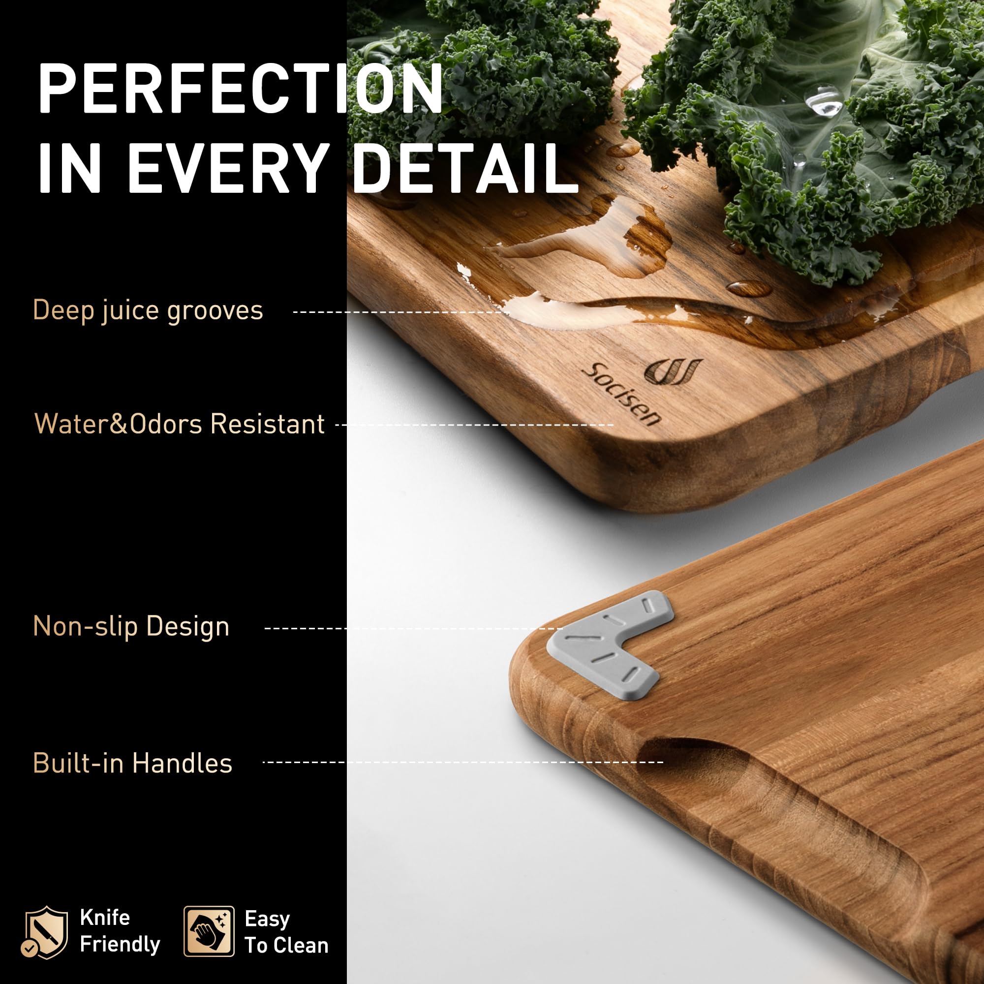 Socisen three boards displayed side-by-side to show size options and versatility